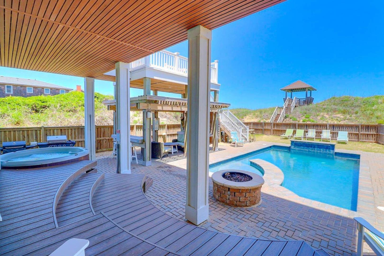 6007 Happy Sol Oceanfront Heatable Pool Villa Nags Head Luaran gambar